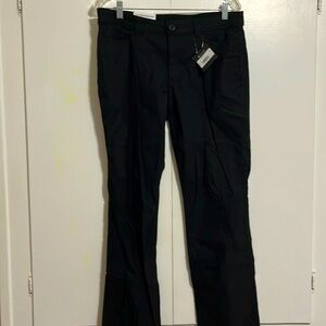 NWT women’s Eddie Bauer Rainier pants size 10 black. UPF 50+ sun protection.